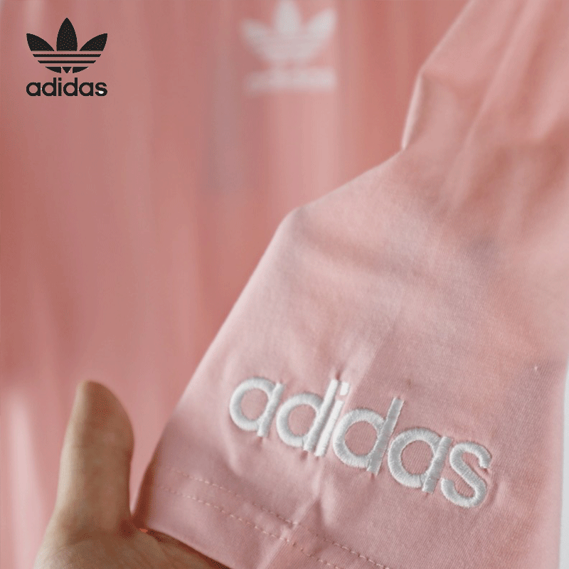 Bộ Đồ Thể Thao Adidas 100% Cotton Ngắn Tay Thời Trang Mùa Hè Dành Cho Nữ