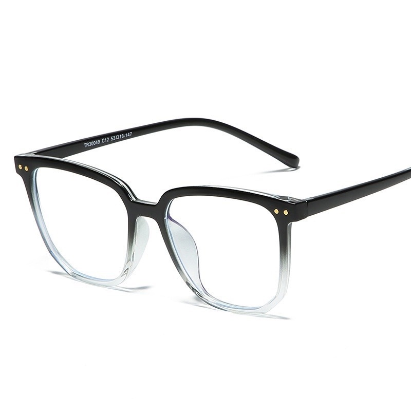 Mắt Kính Gọng Vuông Trong Suốt Chống Ánh Sáng Xanh Thời Trang Hàn Quốc