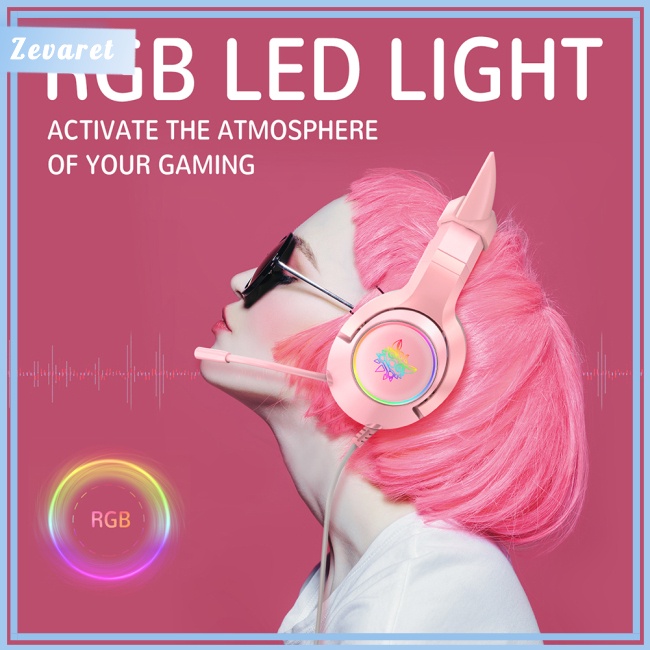 Tai Nghe Chụp Tai Zevaret Onikuma K9 Có Đèn Led Rgb Kèm Phụ Kiện