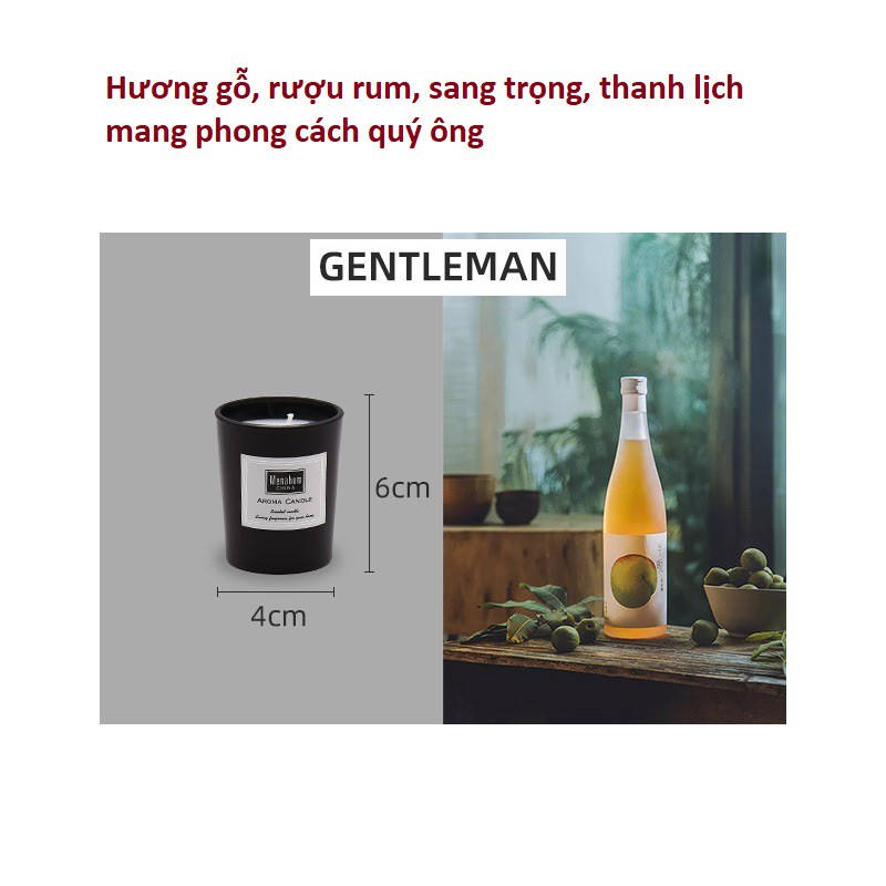 Nến Thơm Aroma Menahem Tarot Không Khói Cao Cấp Thanh Tẩy 100% Sáp Đậu Nành Organic Tự Chọn 6 Mùi Hương NTA