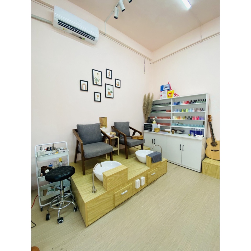 Bồn ngâm chân ,chậu làm nail đủ phụ kiện giá rẻ kích thước 45*45