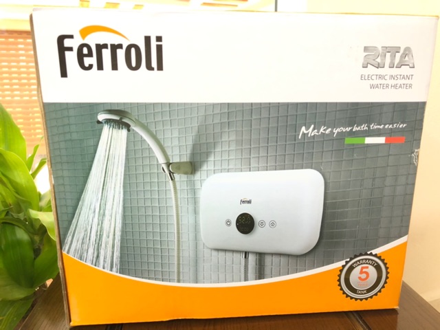 [Mã 155ELSALE giảm 7% đơn 300K] Bình nước nóng trực tiếp Ferroli Rita FS-4.5 TE
