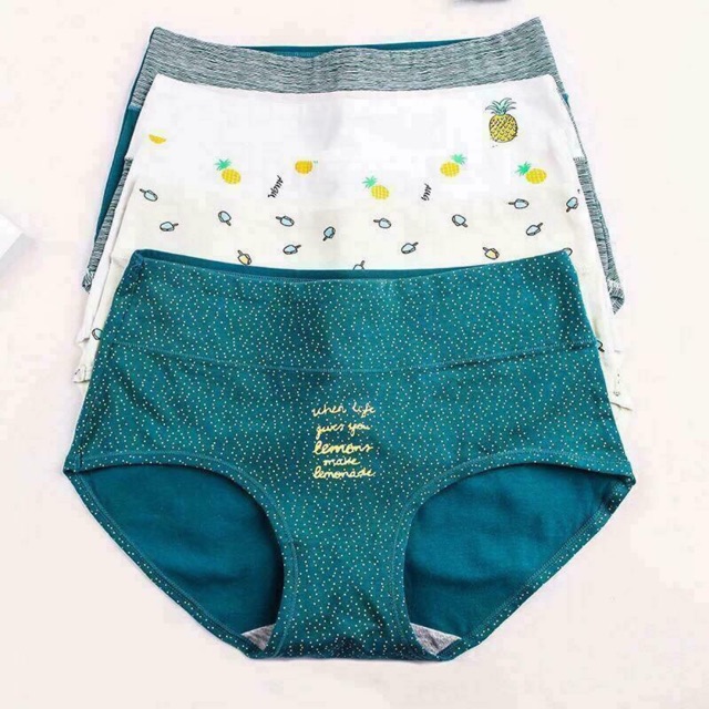 Set 4 quần chíp cạp cao