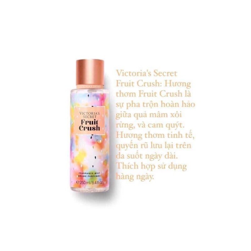 Xịt thơm Victoria's Secret mẫu mới đủ mùi thơm sang | Thế Giới Skin Care