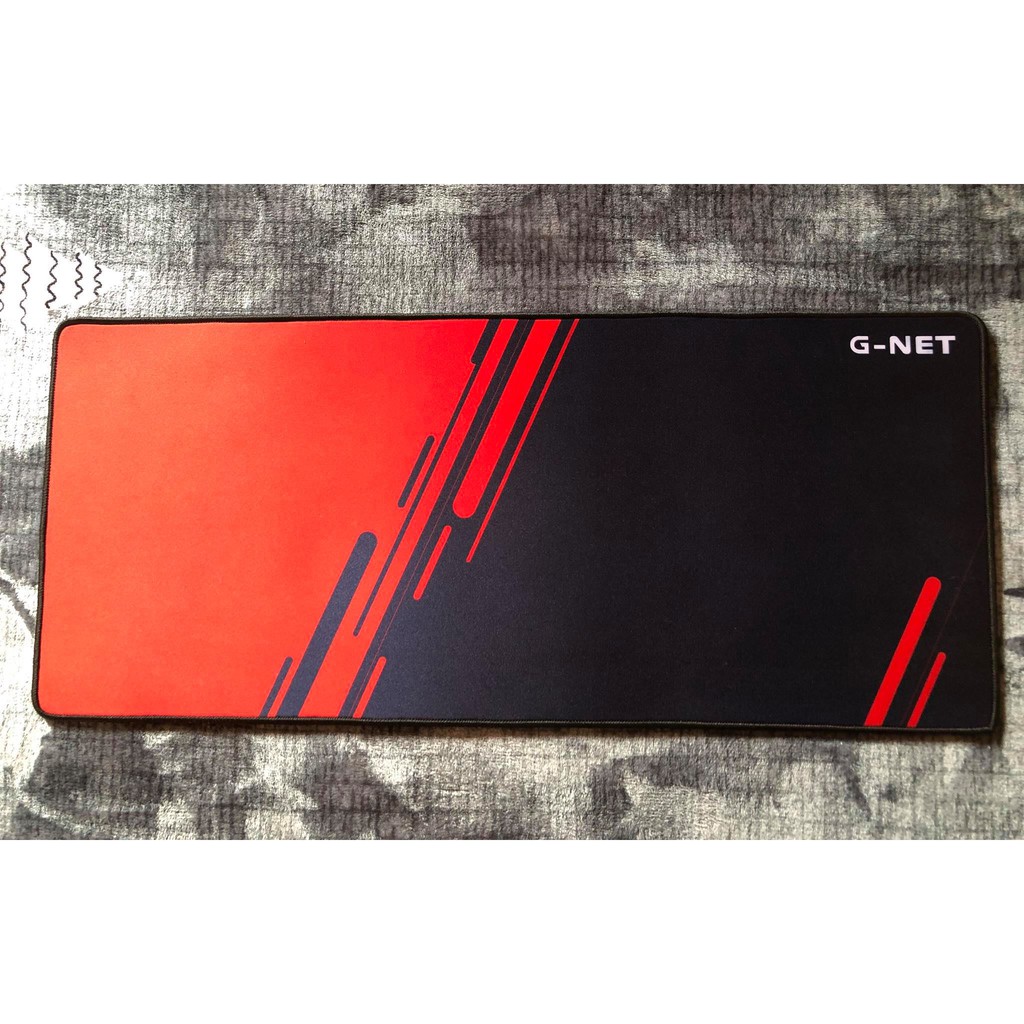 Lót Chuột Gaming G-Net 30x70x4mm ( Mặt trơn Chống Nước)