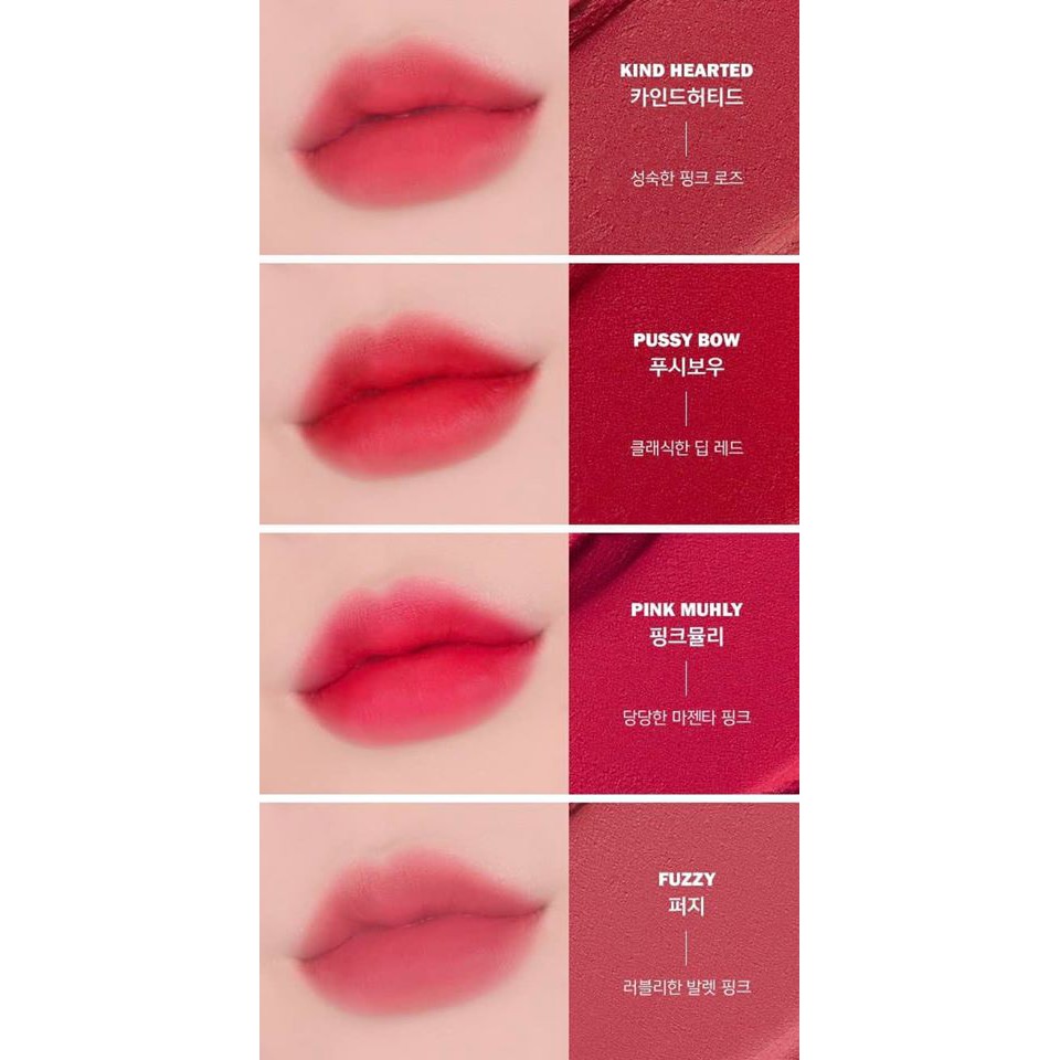 (Chính Hãng) Son ESPOIR Lipstick No Wear Chiffone Matte 3.4g