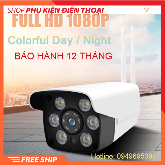 [BH 12 THÁNG ] Camera Giám Sát Ngoài Trời Yoosee - 6 Led Full HD (2.0Mpx) - Hồng Ngoại Quay Đêm | BigBuy360 - bigbuy360.vn