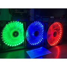 Fan Led 33 Bóng Đèn Led 12cm Làm Mát Cho Case Máy Tính - Được Chọn Màu - Có Ốc Bắt Kèm Theo