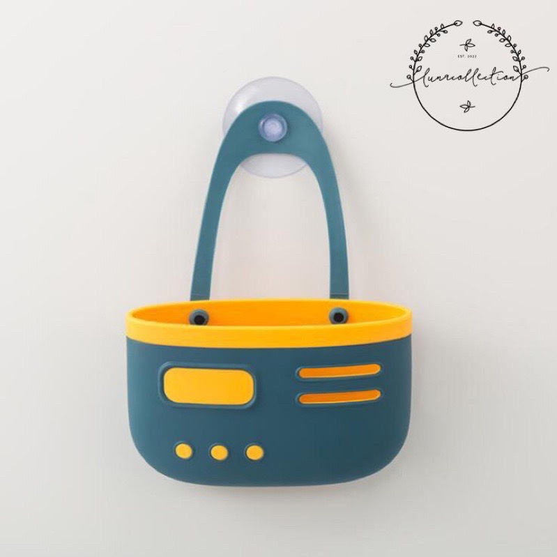 Giỏ Treo Kệ Rửa, Phòng Tắm Bằng Nhựa Cứng Cáp Màu Pastel