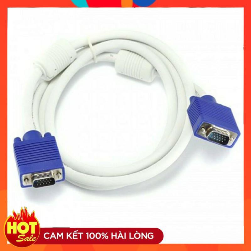 Dây VGA Lõi Đồng 1.5m 3m 5m 10m hàng chuẩn 3+4 chất lượng cao-cáp 2 đầu VGA đực xịn tốt chống nhiễu