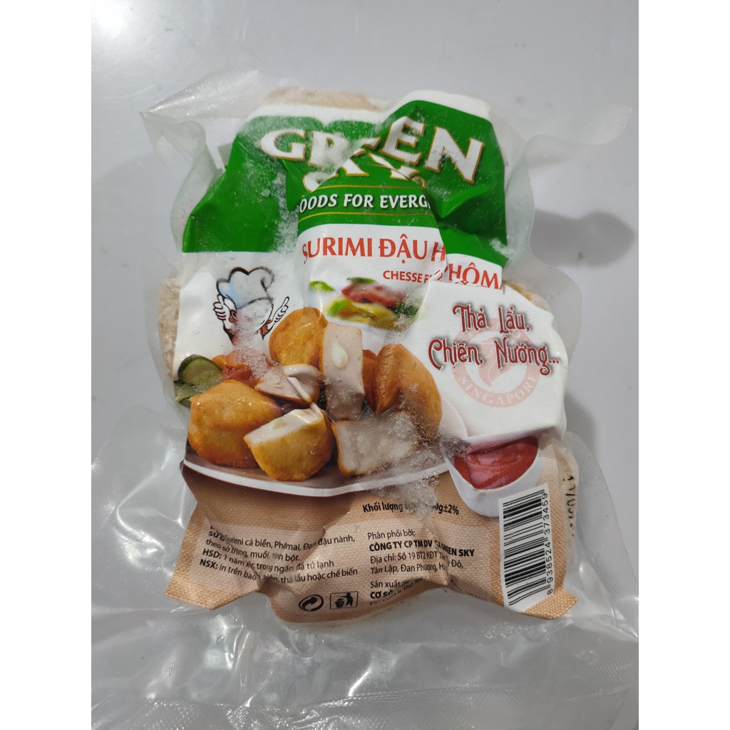 Đậu Hũ Phô Mai Green Sky Túi 400gr