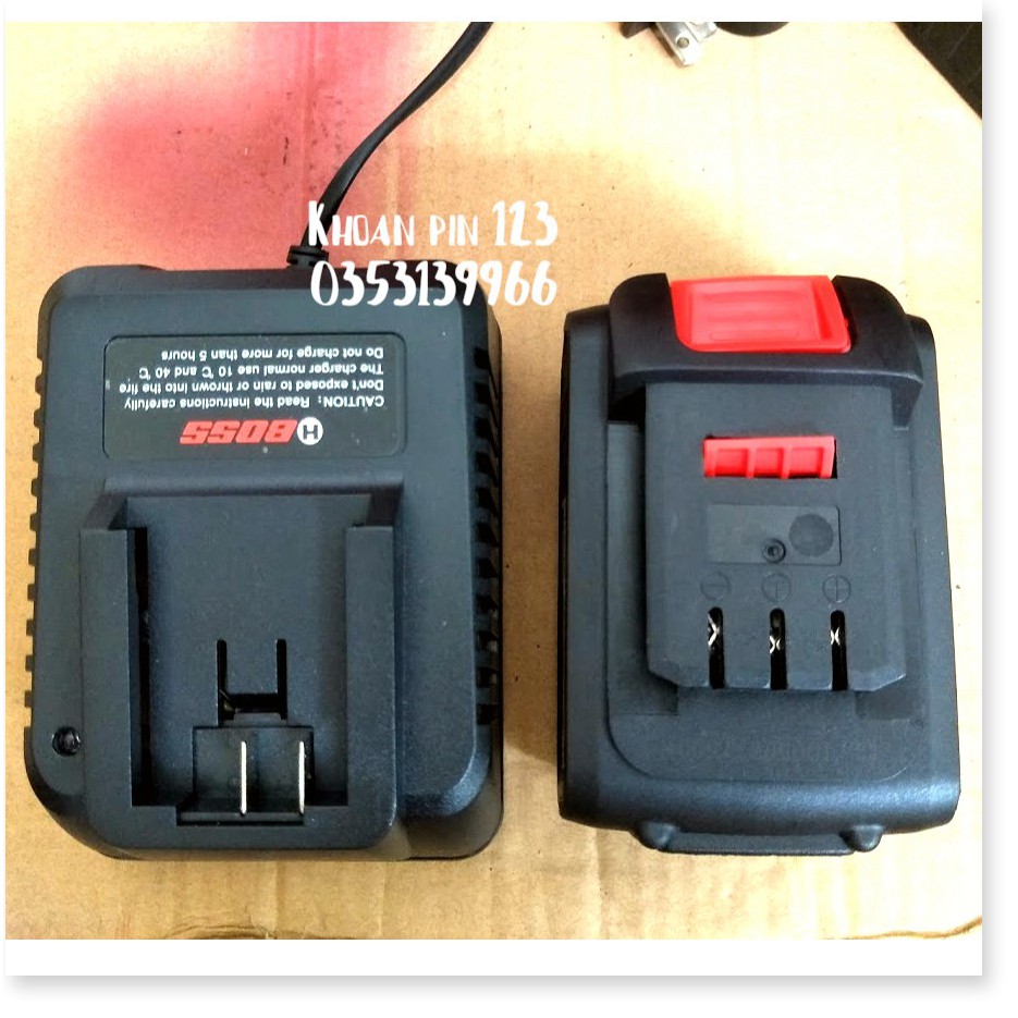 Máy siết bulong không chổi than 2 in 1 hộp kim loại chống va đập Boss bảo hành 6 tháng