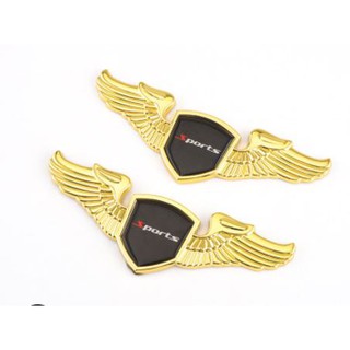 Logo 3D CÁNH CHIM THIÊN THẦN TRANG TRÍ  XE