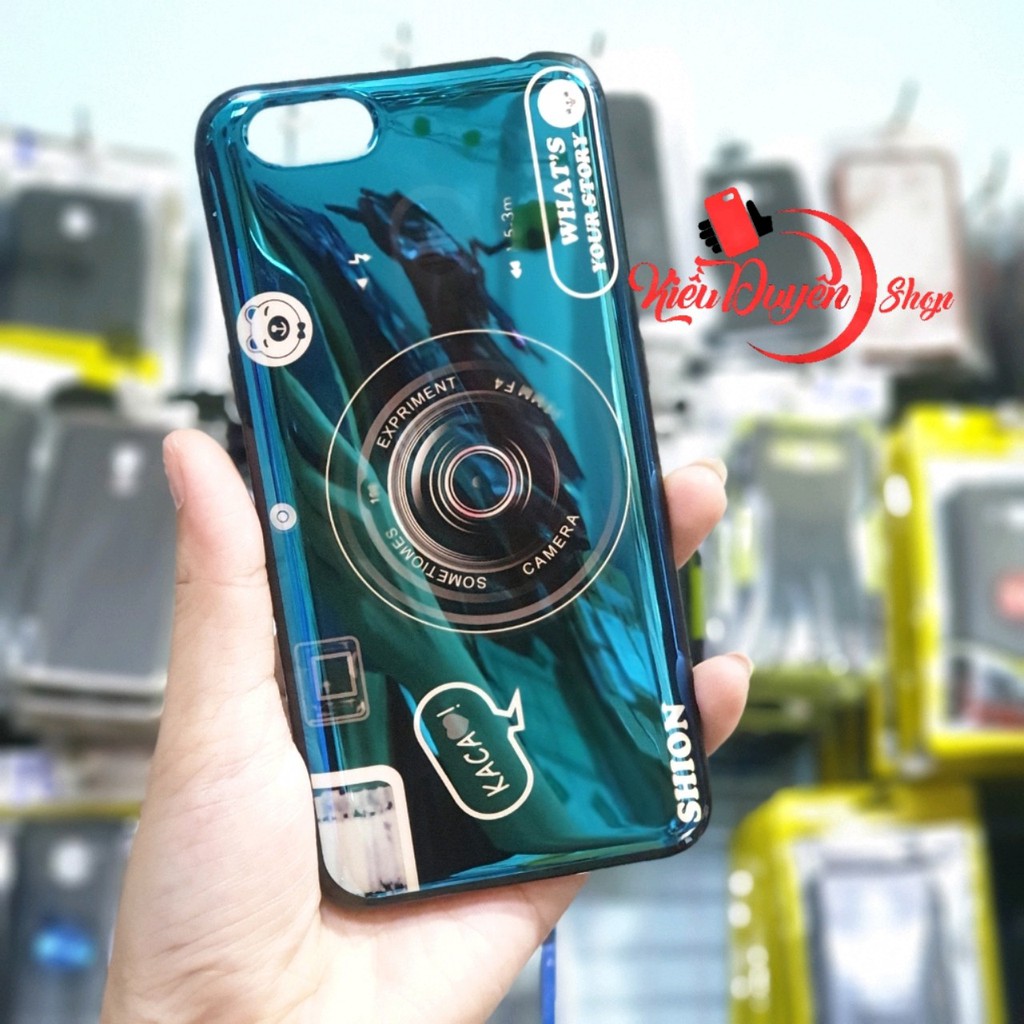 Ốp lưng Oppo A71 - A71 2018 hình máy ảnh kèm giá đỡ và dây đeo