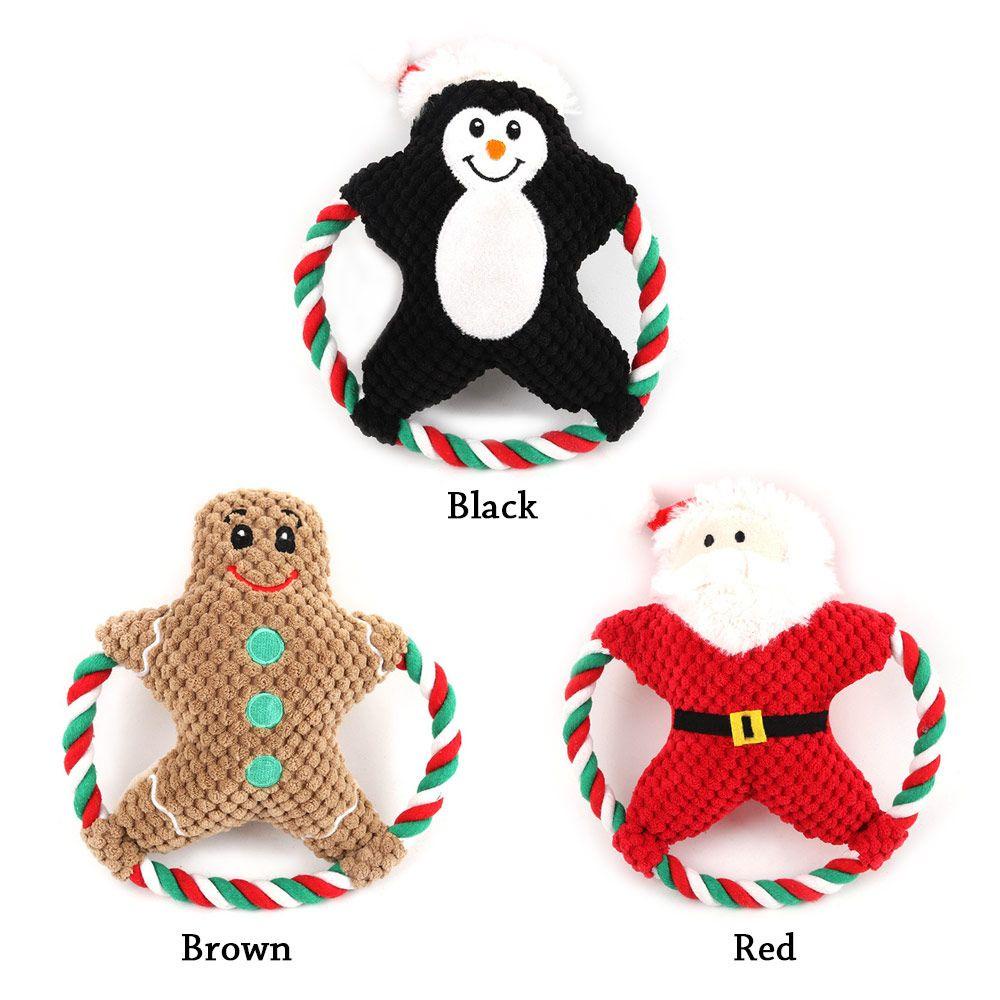 YNATURAL Đồ Chơi GặM HìNh Ông Già Noel / Chim CáNh CụT Cho Thú Cưng