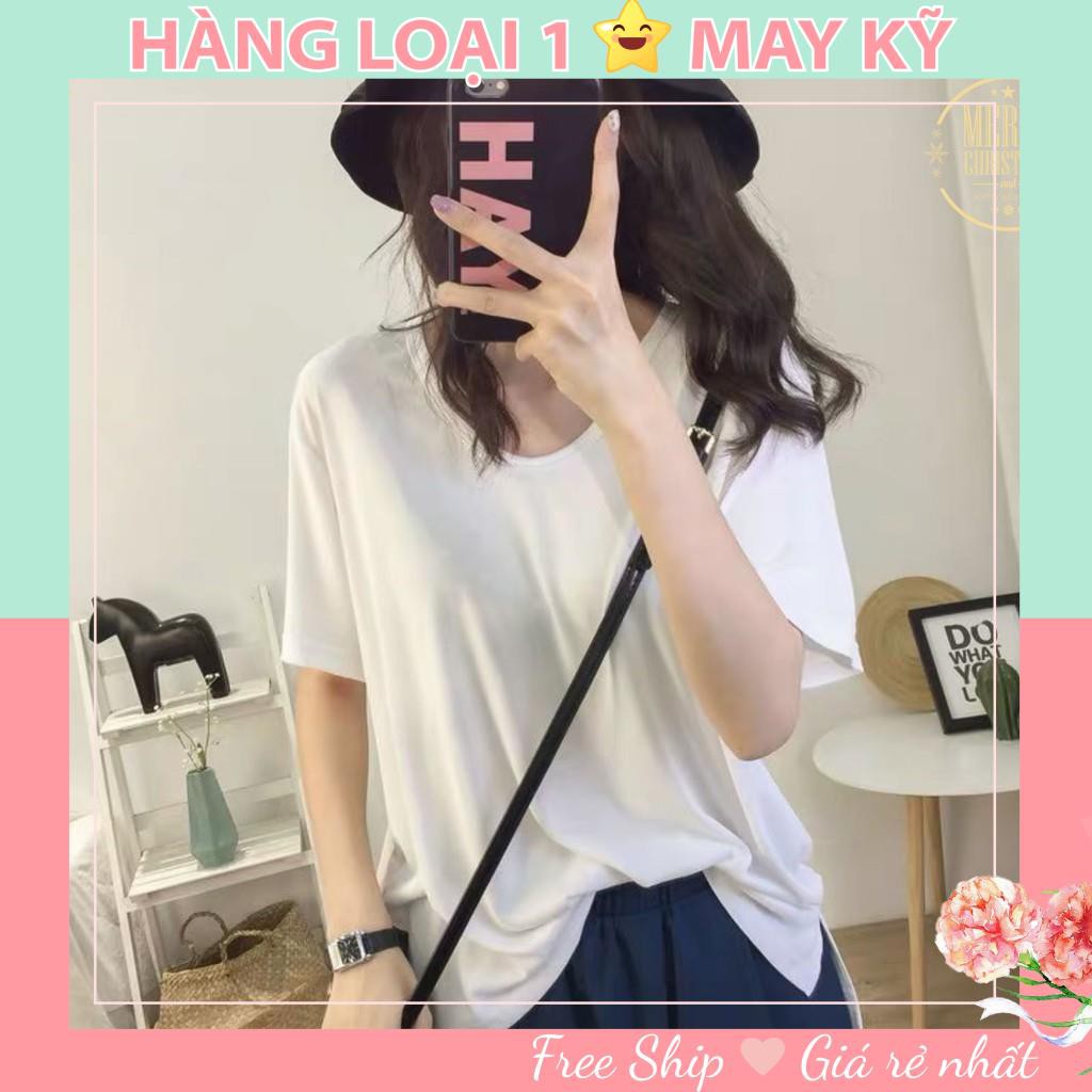 [SẴN] [ẢNH THẬT+VIDEO] Áo Phông Trơn Basic Nhiều Màu Hot Hit OH49