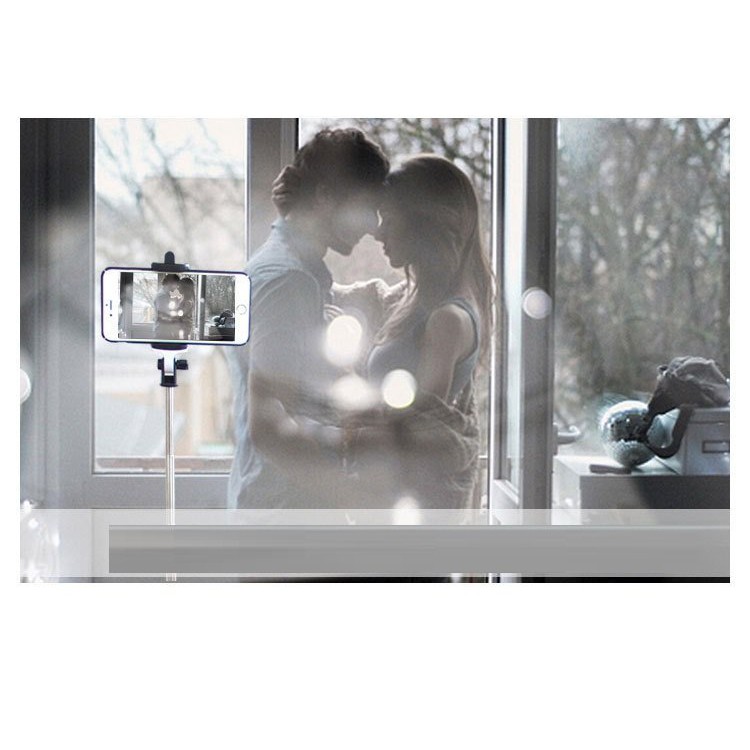 Gậy tự sướng Bluetooth 3 trong 1 kèm chân đế màu trắng - hàng nhập khẩu | BigBuy360 - bigbuy360.vn