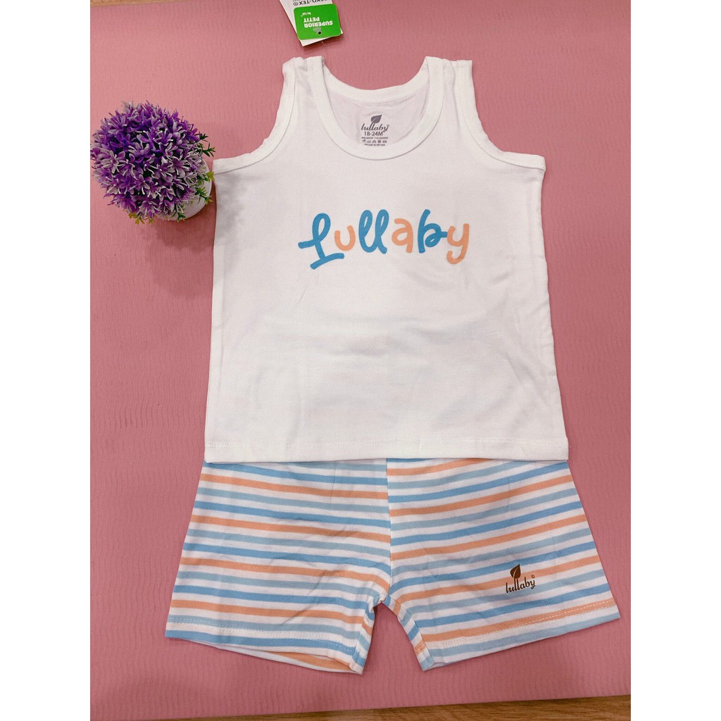 Lullaby- Bộ ba lỗ bé trai/gái petit size 7-13kg