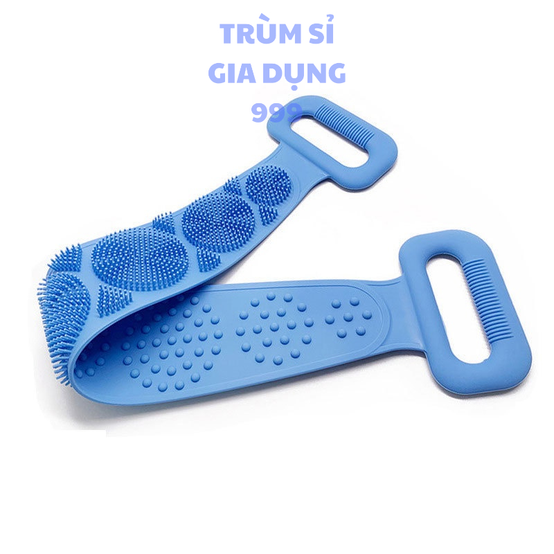 Dây tắm massage, dây tắm silicon chà lưng hai mặt,dây cọ lưng hai mặt
