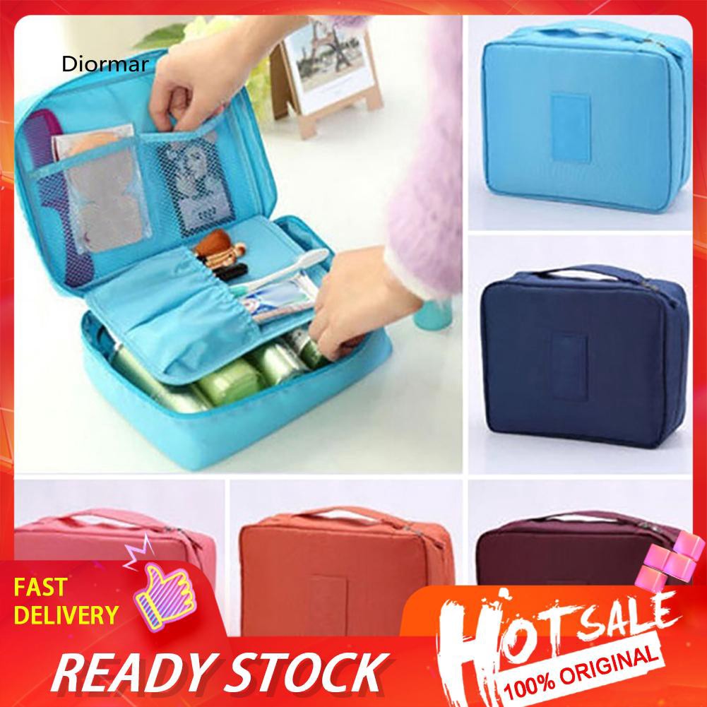 Túi đựng đồ trang điểm sắp xếp gọn gàng đa năng tiện dụng cho du lịch