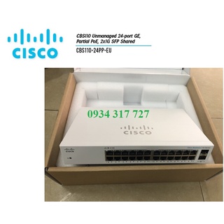 Bộ chia mạng, Switch CISCO CBS110-24T-EU (mã cũ SG95-24) Gigabit 10/100/1000