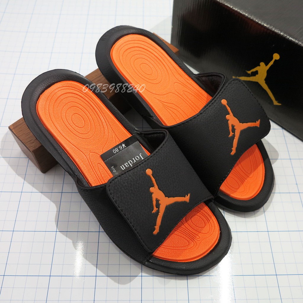 Dép Jordan hydro 6 Free ship + hộp hàng loại 1.1 JD bóng rổ siêu cấp quai ngang dán nam nữ hot trend. BH Slippers