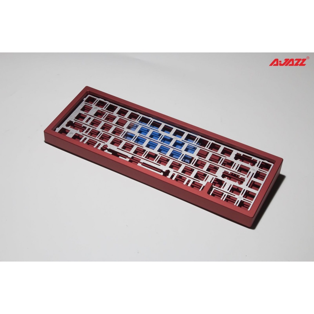 Tặng cáp Kit / bàn phím cơ Ajazz AC064 / AC067 Nhôm CNC kết nối 3 mode  - Hàng chính hãng