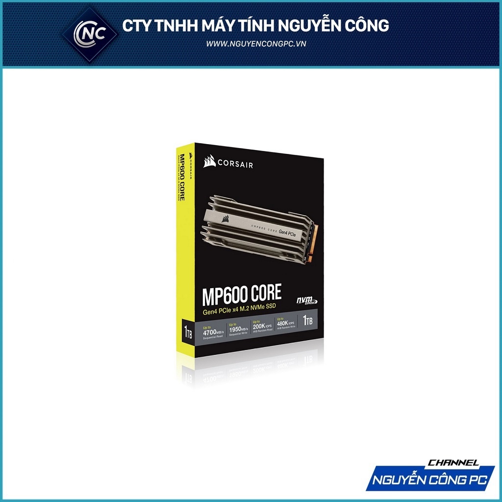 Ổ Cứng SSD Corsair MP600 CORE 1TB M.2 NVMe PCIe Gen.4 x4