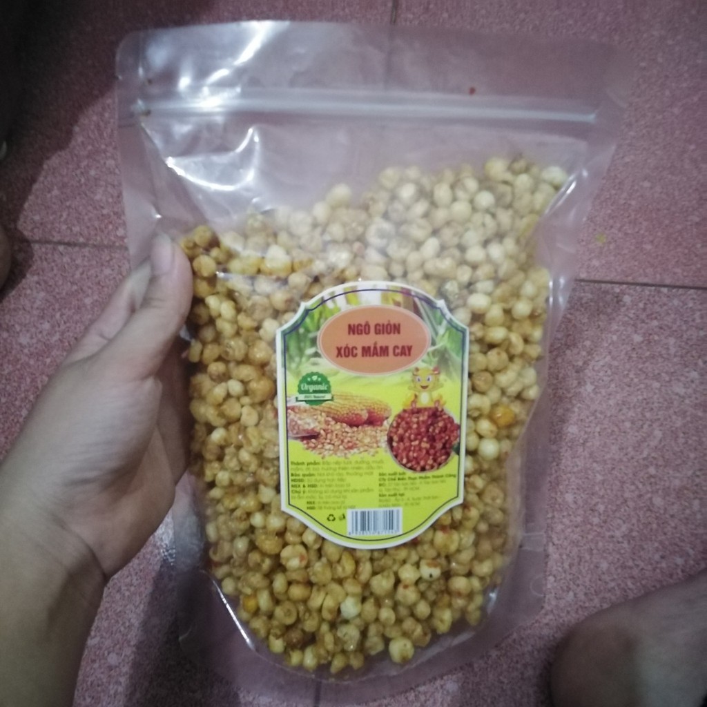 Ngô giòn xóc mắm cay