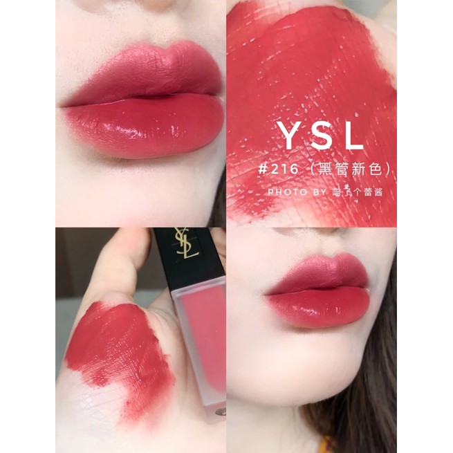 MUA 1 TẶNG 1 - Son kem YSL YVES SAINT LAURENT Tatouage Couture Velvet Cream 6ml