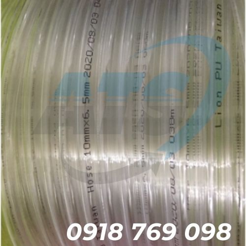 Ống hơi khí nén Đài Loan ống màu trắng trong đường kính 4mm, 6mm, 8mm, 10mm, 12mm