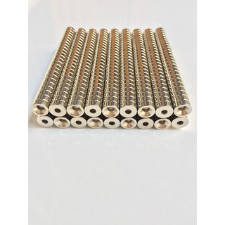 Nam châm 10x5mm lỗ vát m3.5 đất hiếm ndfeb