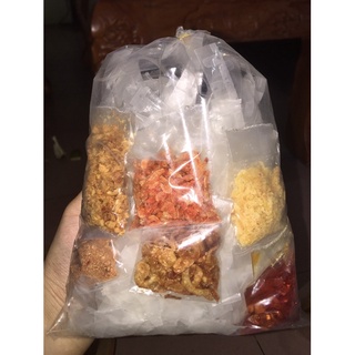 Bánh tráng sợi trộn sate tỏi