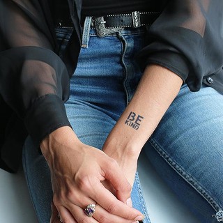 Khuôn decal hình chữ BE kind