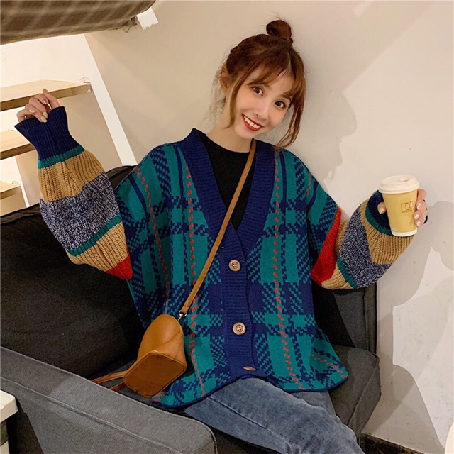 Áo khoác cardigan nhiều màu giống An Phương 001