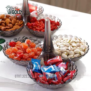 Khay Đựng Mứt Tết, Khay Mứt Vảy Cá Hình Tháp