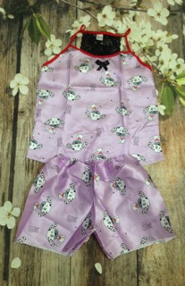 Bộ pijama phi bóng 2 dây