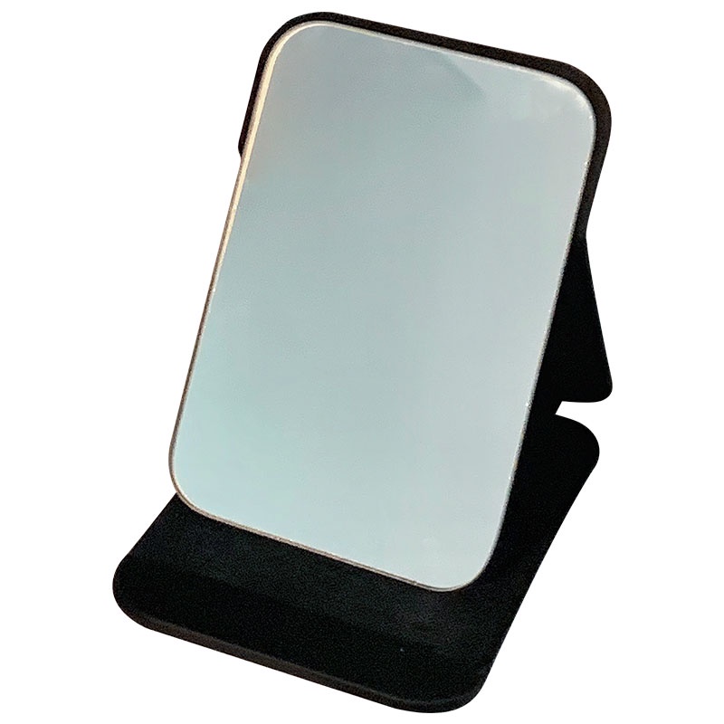 Gương Trang Điểm Gấp Gọn Để Bàn Bằng Da PU Tiện Dụng