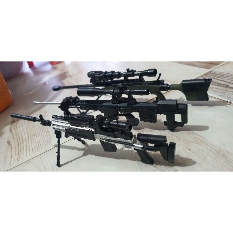 Mô hình trưng bày với các dòngAWM , MK14 , DSR , PSG-1, SVD , TAC, tinh sảo dành cho anh em yêu thích sư tầm
