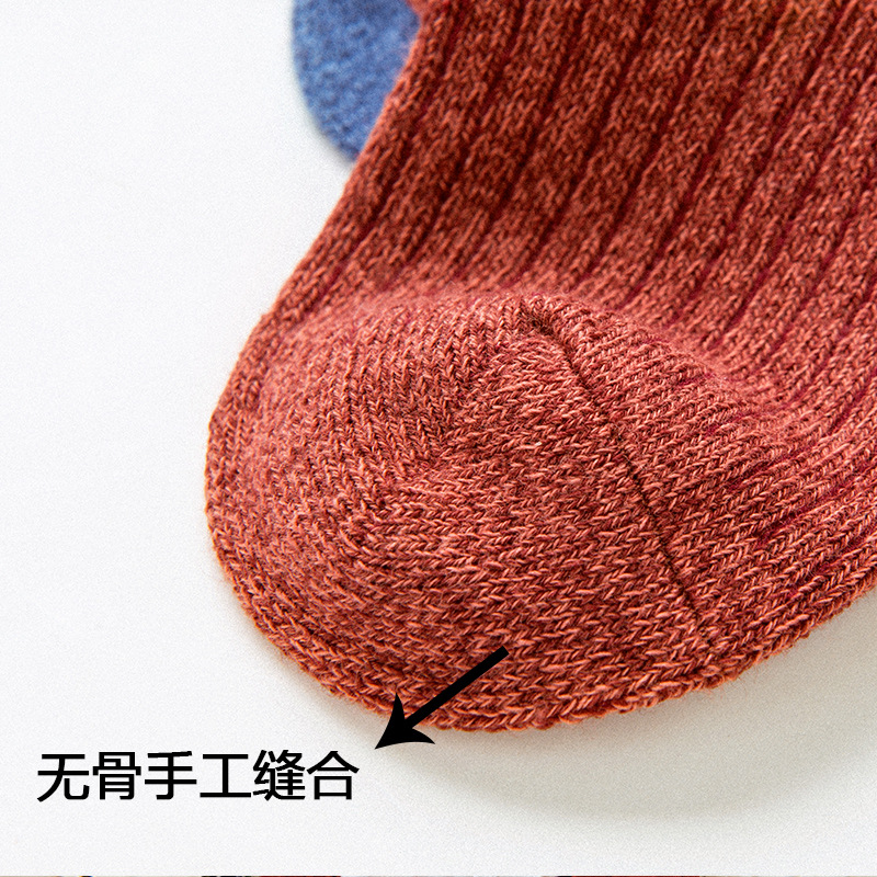 Set 5 đôi tất cotton AYUER phong cách Hàn Quốc xinh xắn thời trang cho bé