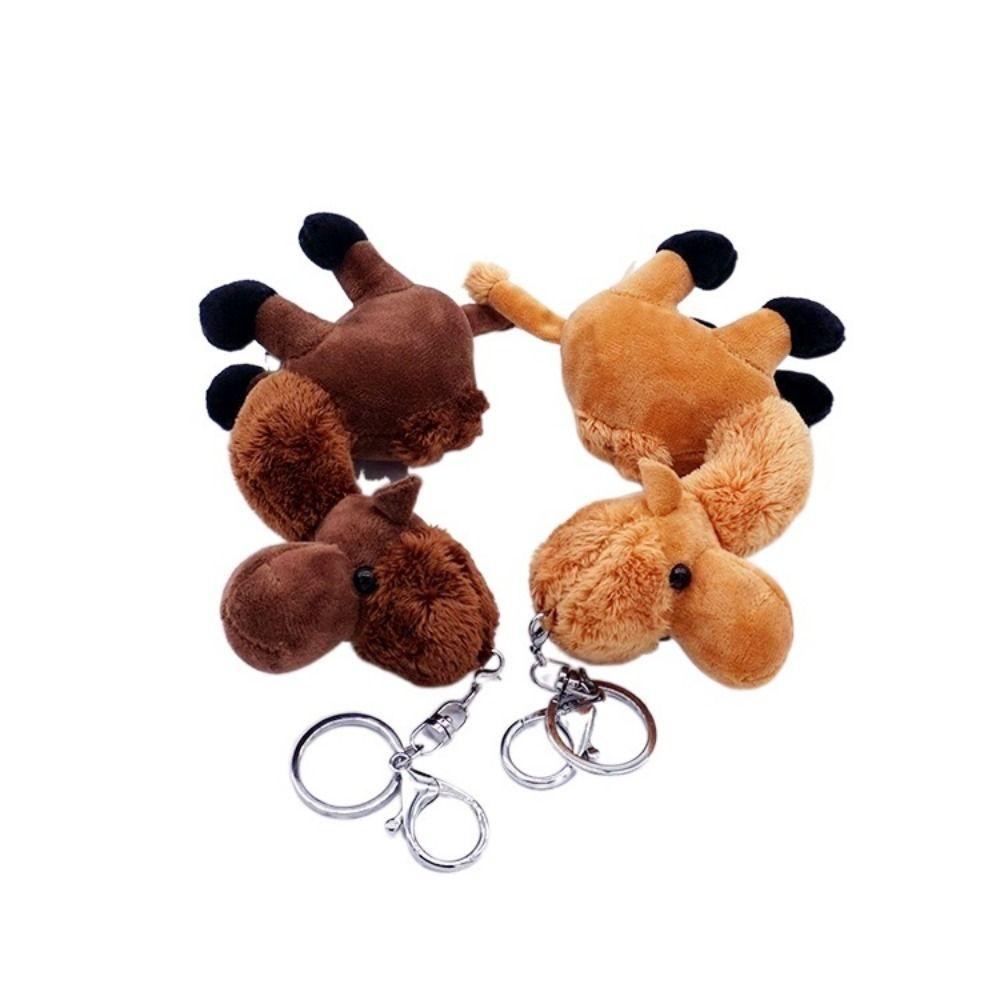 Móc Khóa Hình Lạc Đà Nhồi Bông Dễ Thương