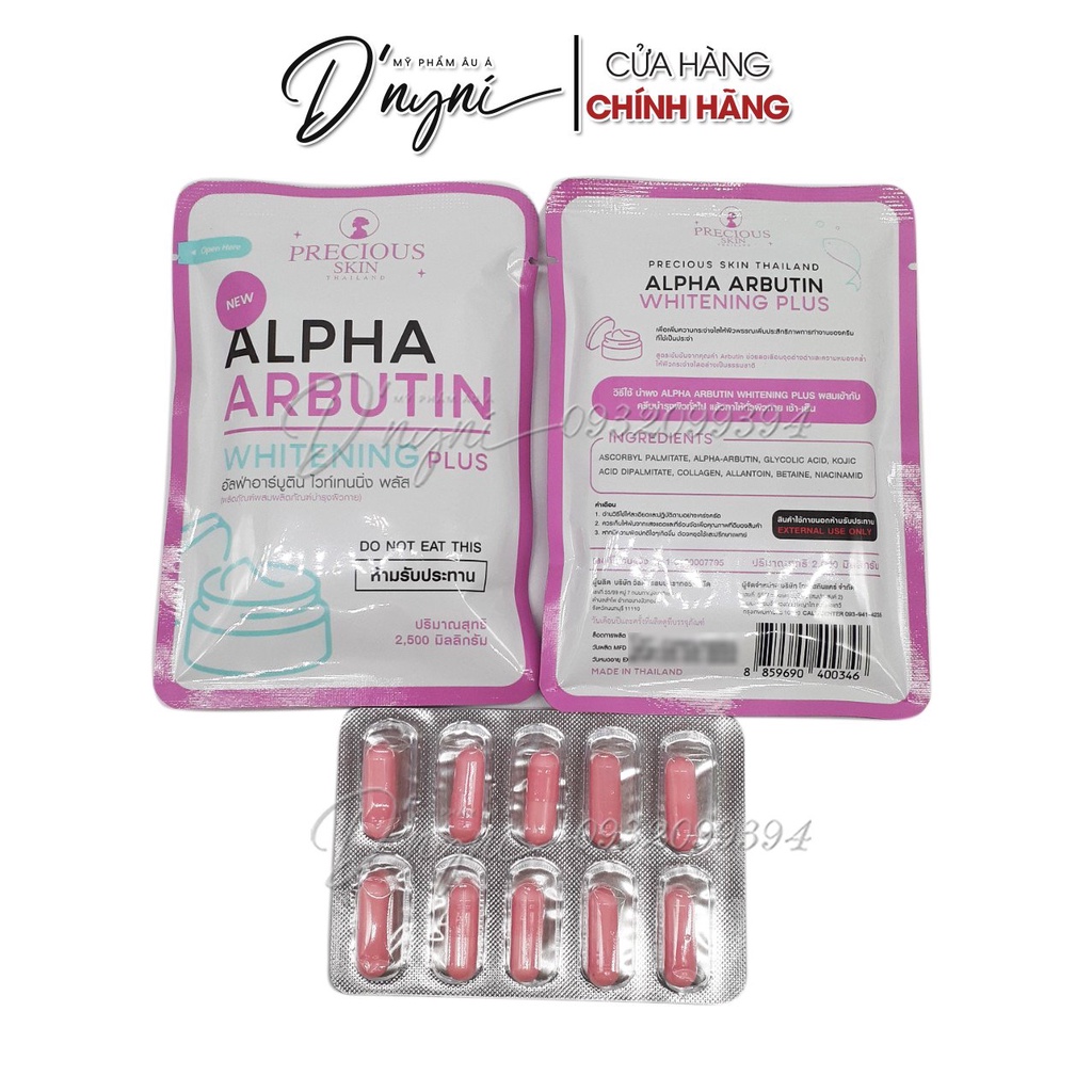 Bột Dưỡng Trắng Ban Đêm Alpha Arbutin Thái Lan