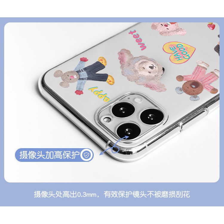 Ốp Điện Thoại Silicon Mềm Trong Suốt Siêu Mỏng Họa Tiết Hoạt Hình Cho iphone 14 MAX 13 PRO 12 / 11 XR 6S XSMAX 7 8 + SE2020 X 6 + XS
