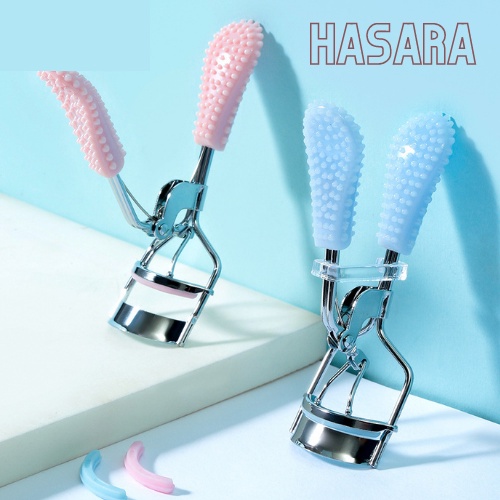 Kẹp mi,uốn mi cong LMLTOP chuyên dụng, tay cầm chống trơn trượt ,đệm silicon chống gãy mi HA0393- Hasara