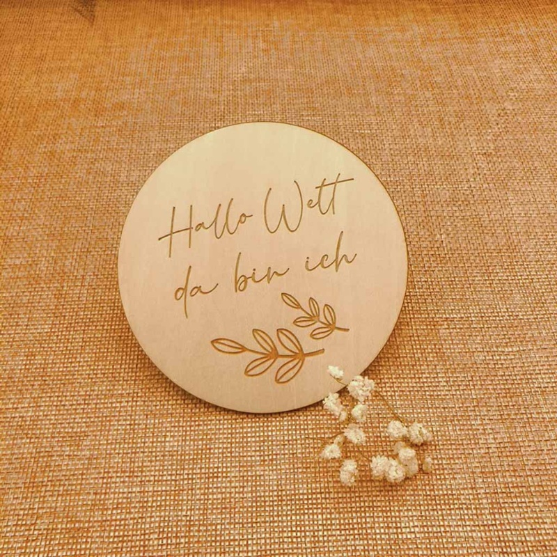 Thẻ Đánh Dấu Cột Mốc Phát Triển Theo Tháng Làm Phụ Kiện Chụp Ảnh Cho Bé Sơ Sinh