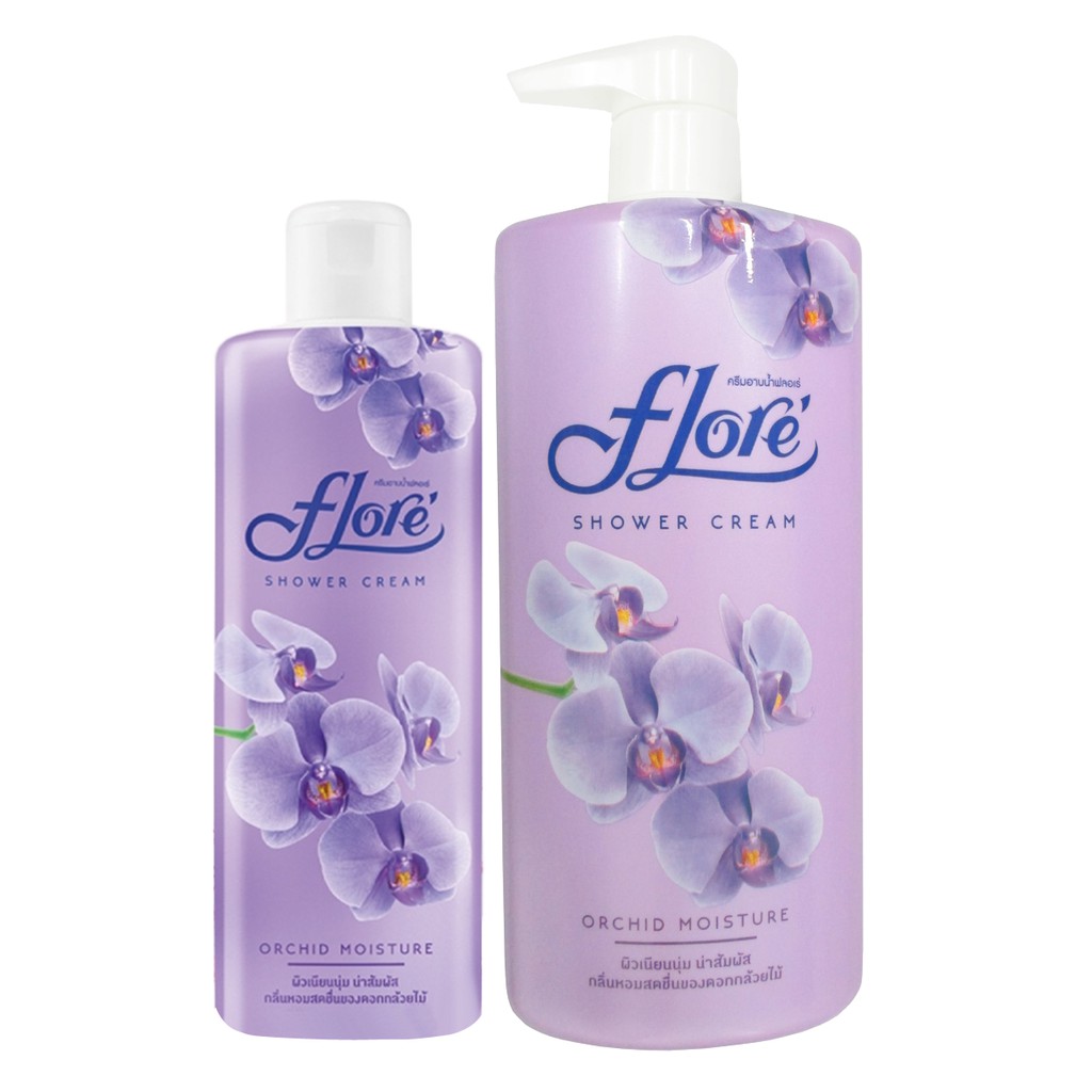 Sữa tắm dưỡng ẩm trắng da Flore Orchid Moisturizer (200ml &amp; 500ml)