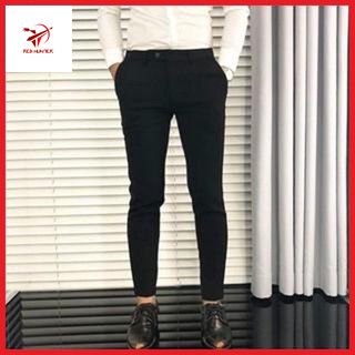 Quần âu nam, quần tây nam đen Hàn Quốc co dãn vải chống nhăn không bai, xù