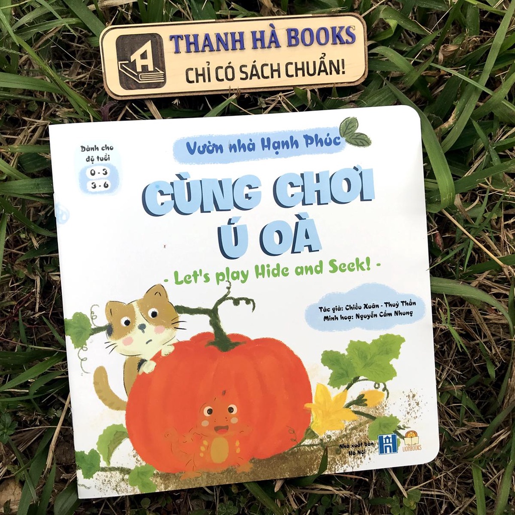 Sách - Vườn nhà hạnh phúc - Bộ 3 quyển tặng kèm Sticker - Dành cho bé 0 - 6 tuổi - Song ngữ