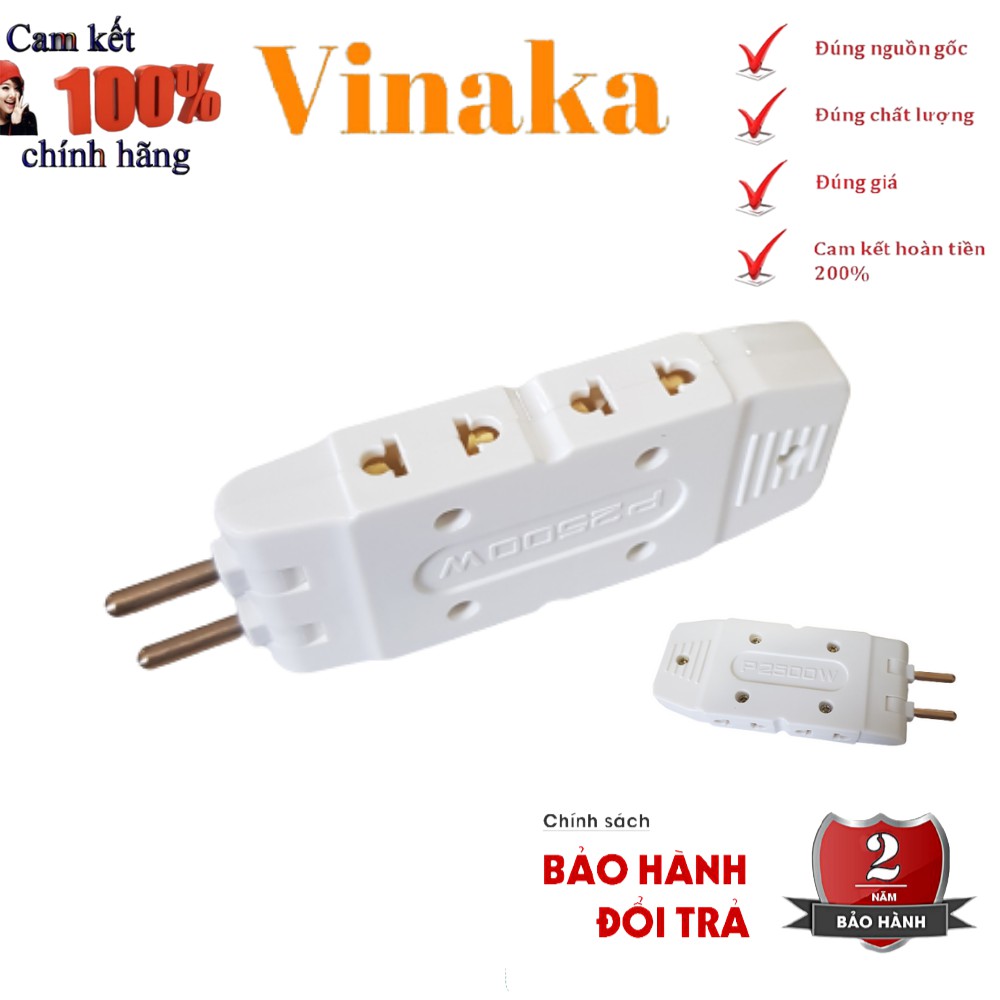 Ổ chia điện đầu nối thông minh phích cắm điện nhiều lỗ cắm nối 1 chia 5 VINAKA Q5