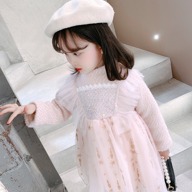 Váy lót nỉ bèo ren công chúa hàng QCCC cho bé gái